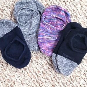 Bombas Cushioned No Show Socks (includes all 4)